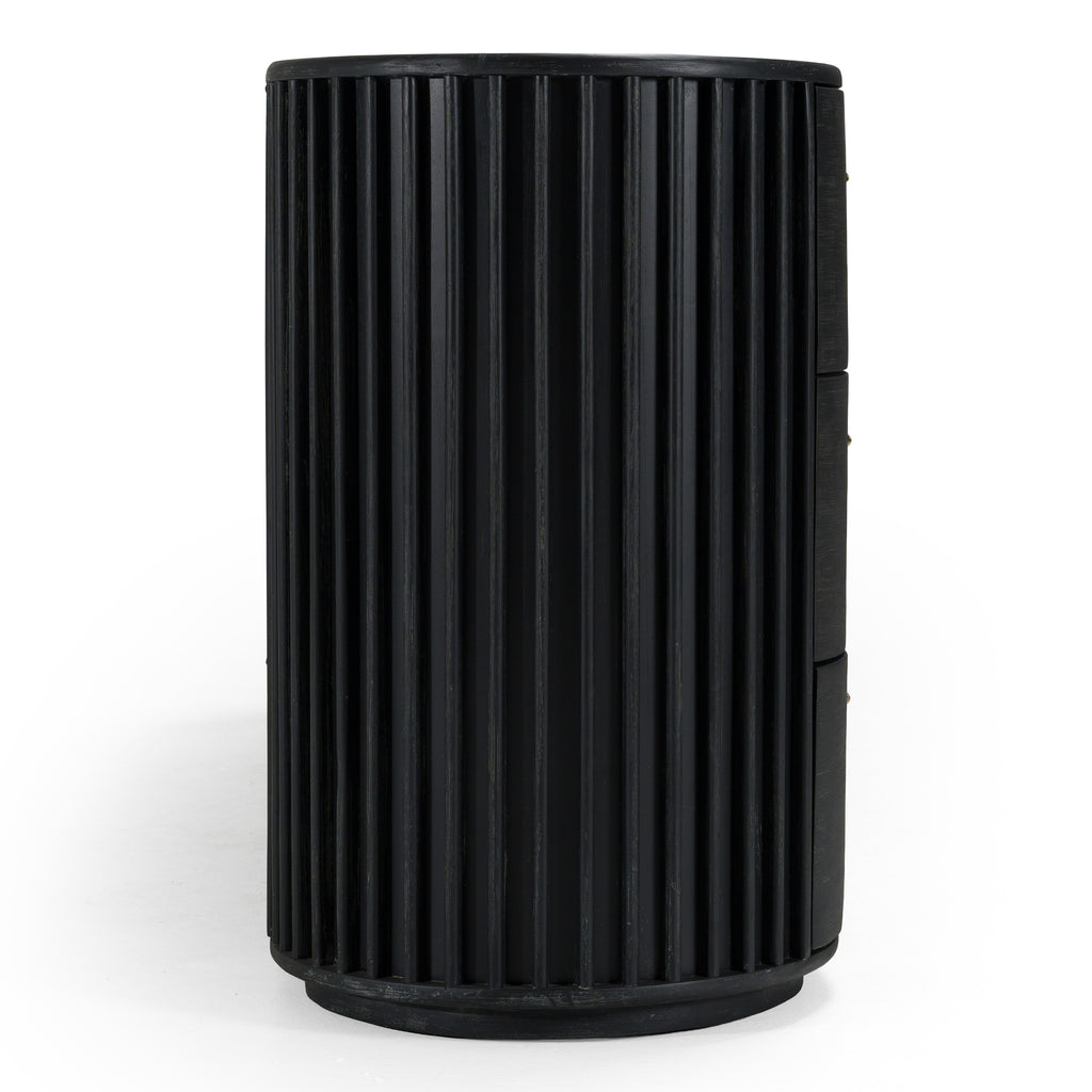Fields - Modern Black Acacia Dresser
