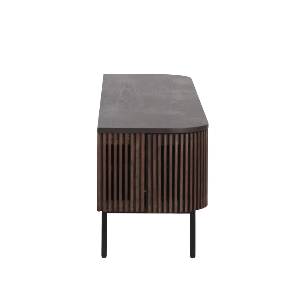 Clifton - Modern Smoked Ash Tall TV Stand