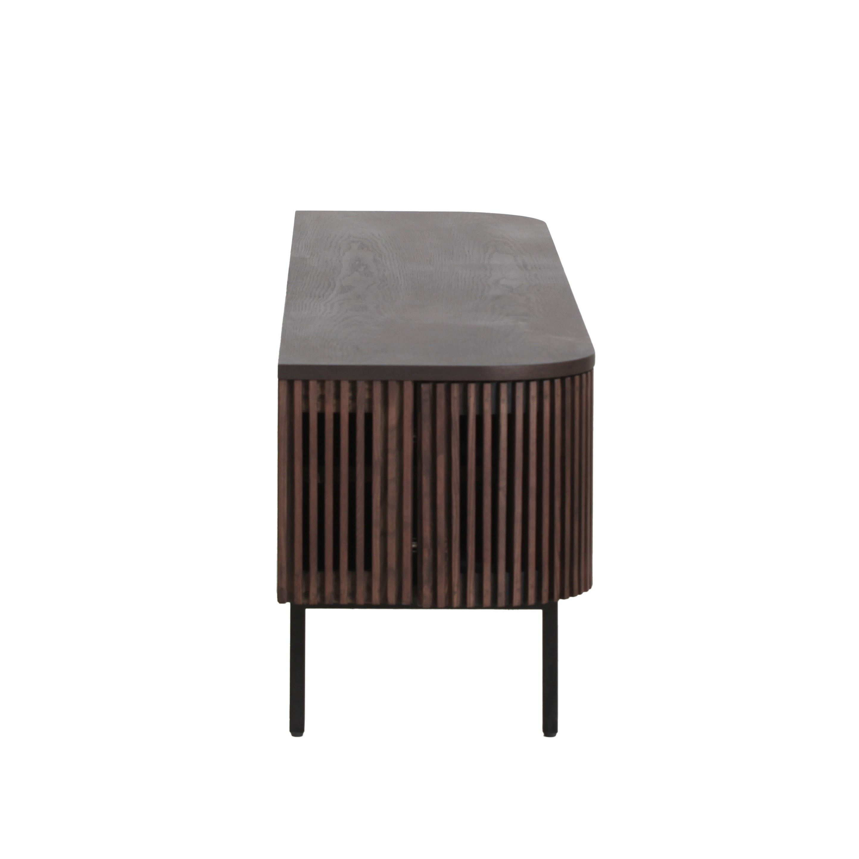 Clifton - Modern Smoked Ash Tall TV Stand