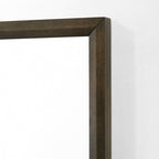 Manhattan - Contemporary Brown Oak Mirror