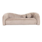 Calico - Contemporary Beige Weave Fabric 3 - Seat Sofa