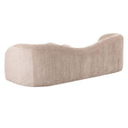 Calico - Contemporary Beige Weave Fabric 3 - Seat Sofa
