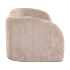Calico - Contemporary Beige Weave Fabric 3 - Seat Sofa