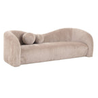 Calico - Contemporary Beige Weave Fabric 3 - Seat Sofa
