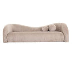 Calico - Contemporary Beige Weave Fabric 4 - Seat Sofa