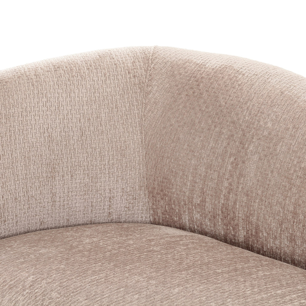 Calico - Contemporary Beige Weave Fabric 4 - Seat Sofa