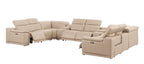 2679 10-Piece U-Shaped Power Reclining Sectional Sofa in Genuine Leather - 4 Recliners