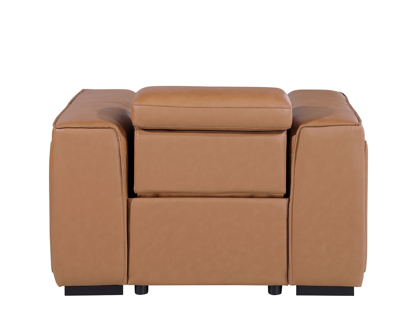 1126 Divanitalia Top Grain Italian Leather Power Reclining Chair with Power Headrests