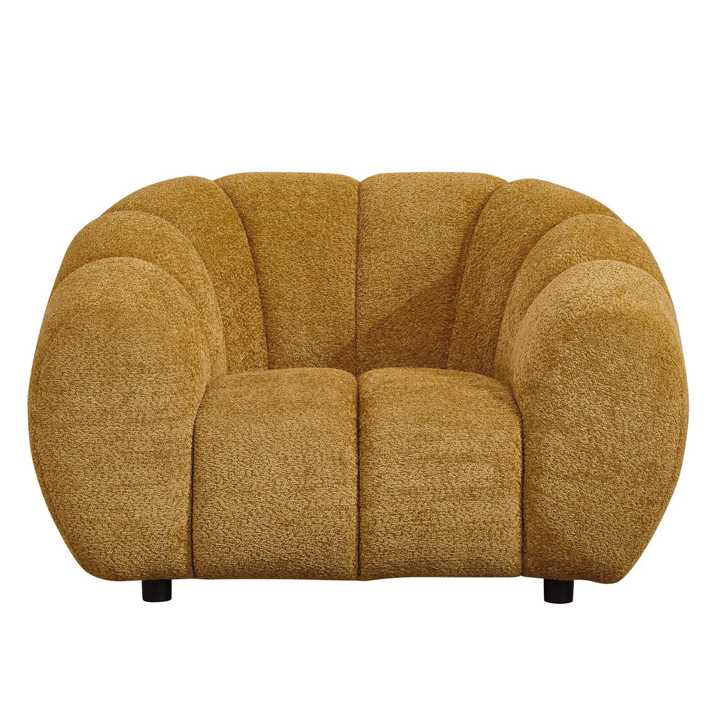 Suki - Modern Camel Fabric Chair