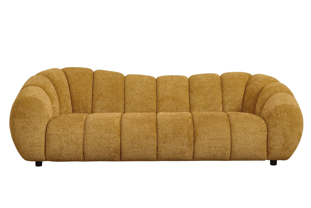 Suki - Modern Camel Fabric Sofa
