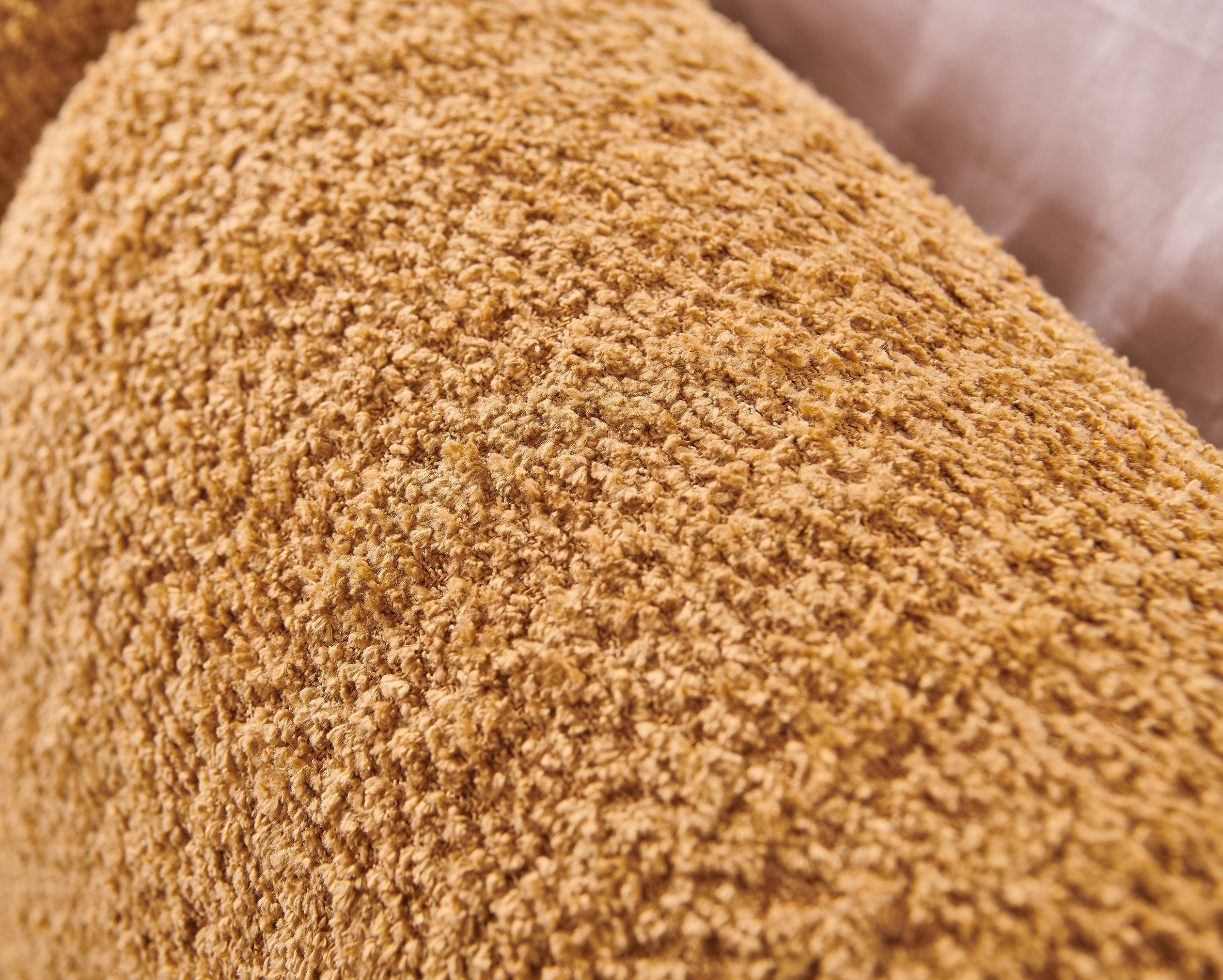 Janine - Modern Camel Fabric Bed - Modern Camel Fabric Bed
