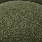 Yolonda - Modern Curved Green Fabric Sofa
