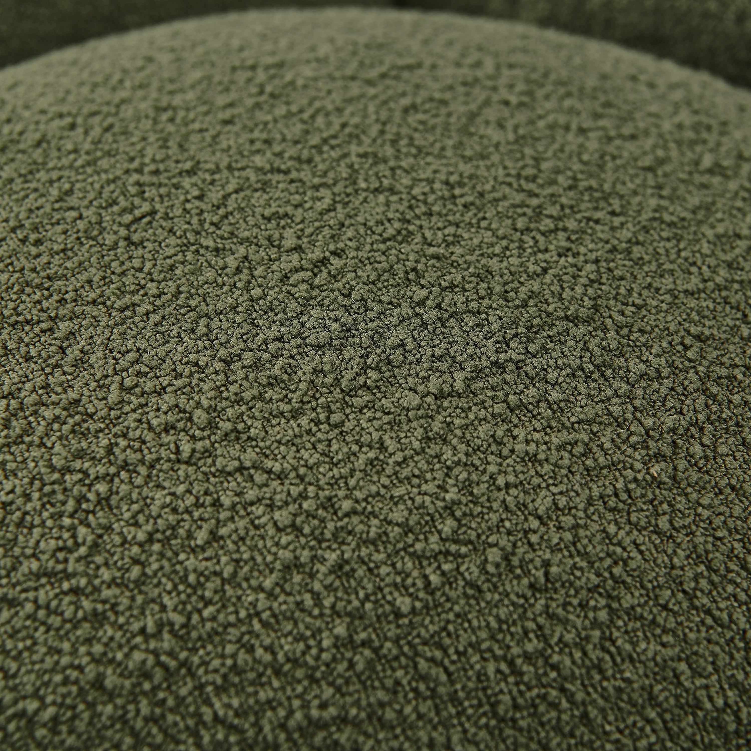 Yolonda - Modern Curved Green Fabric Sofa