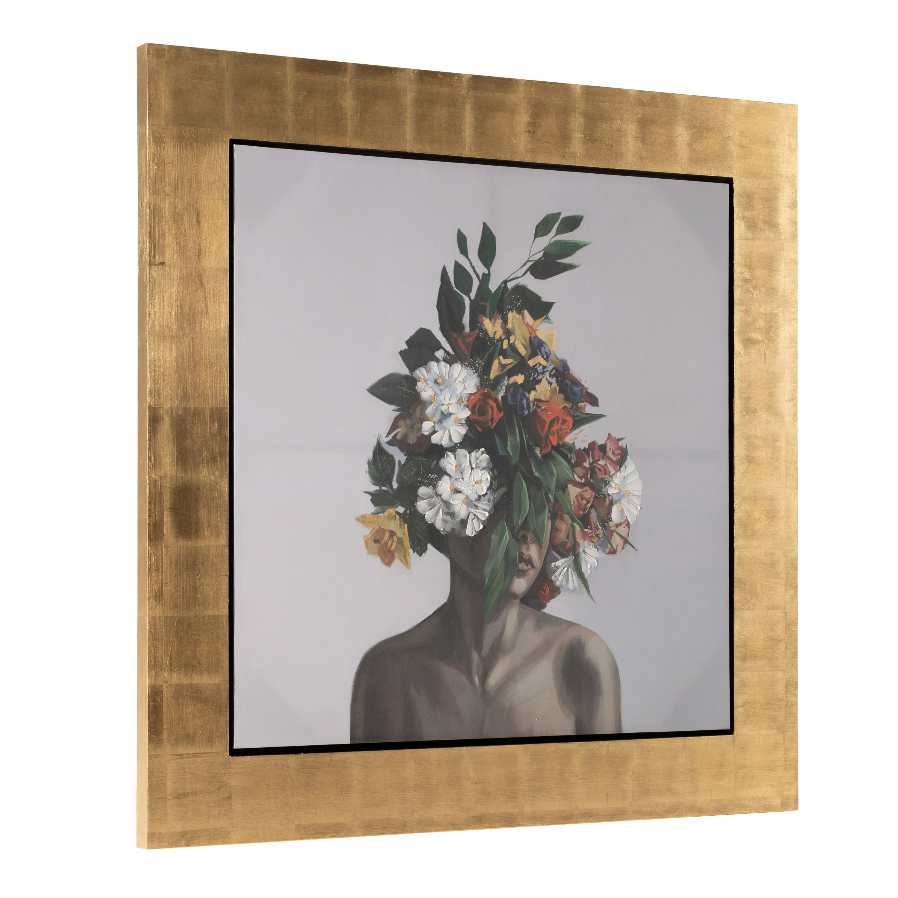 Victoria - Modern Gold 71" x 71" Painting