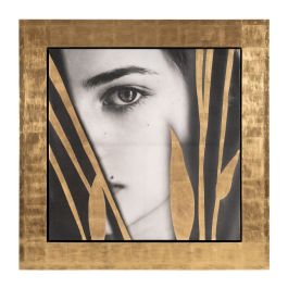 Kubia - Modern Gold 71" x 71" Painting