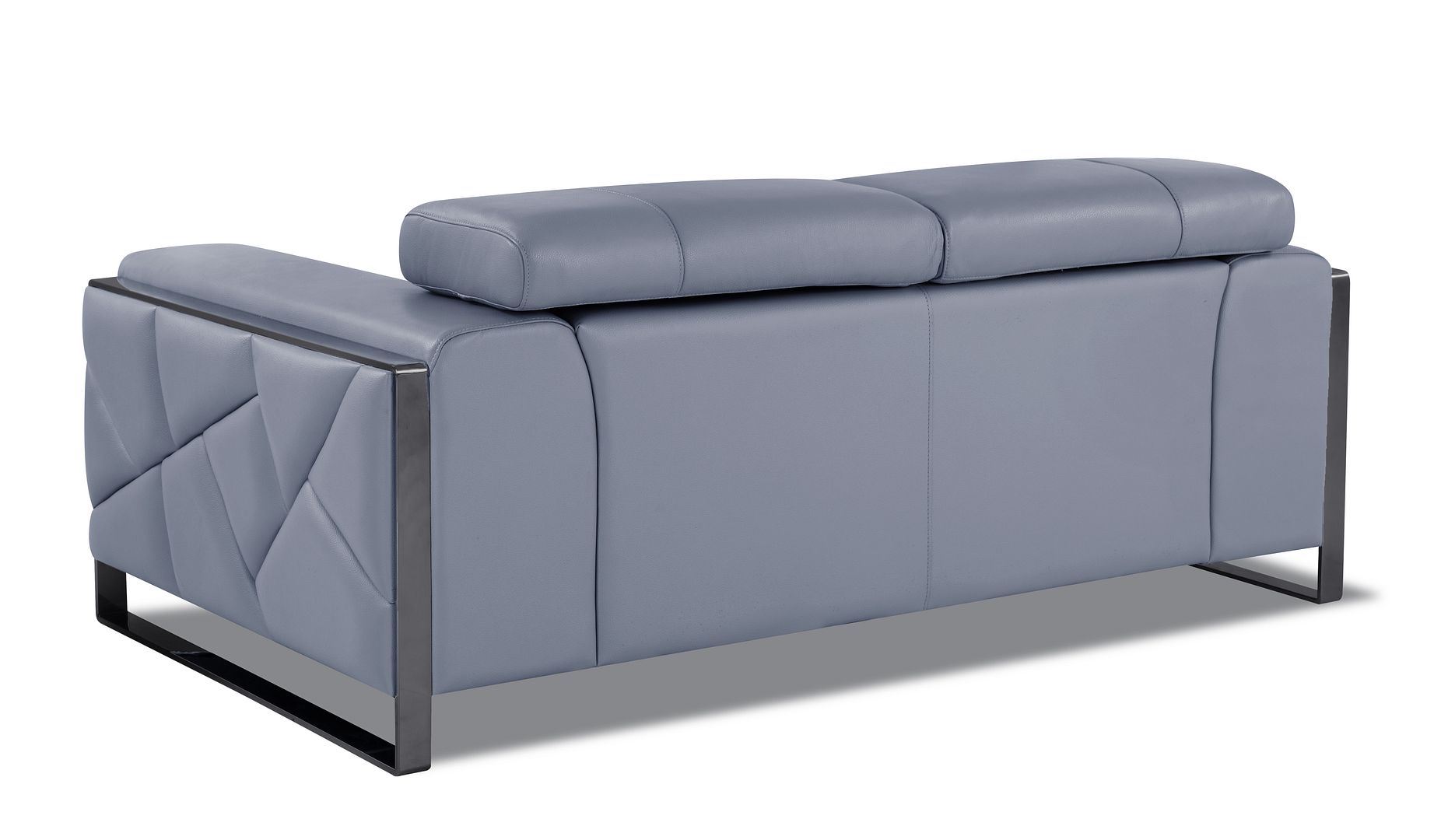903 Divanitalia Loveseat with Adjustable Headrest in Top-grain Italian Leather