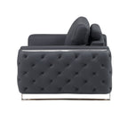 1050 Divanitalia Sofa in Top-grain Italian Leather - Dark Grey - SKU 1050-DK-GRAY-S - view 5