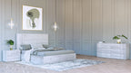 Asus - Modern Italian White 4-Piece Bedroom Set - Modern Italian White 4 - Piece Bedroom Set