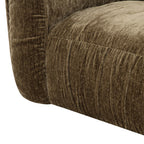 Siegal - Modern Olive Green Fabric Loveseat Sofa