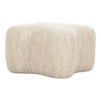 Spiro - Modern Beige Fabric Ottoman