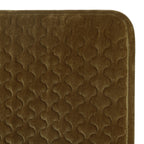 Eastern King Trieste - Modern Brown Fabric Bed - Modern Brown Fabric Bed