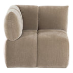 Marisol - Modern Taupe Fabric Sectional Sofa