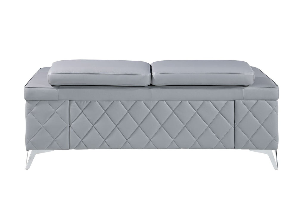 1140 Divanitalia Loveseat with Adjustable Headrest in Top-grain Italian Leather