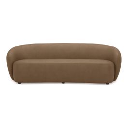 Omaha - Modern Tan Leather Sofa