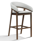 Truman - Mid-Century Modern Bar Chair (Set of 2) - Mid - Century Modern Bar Chair (Set of 2) - Walnut