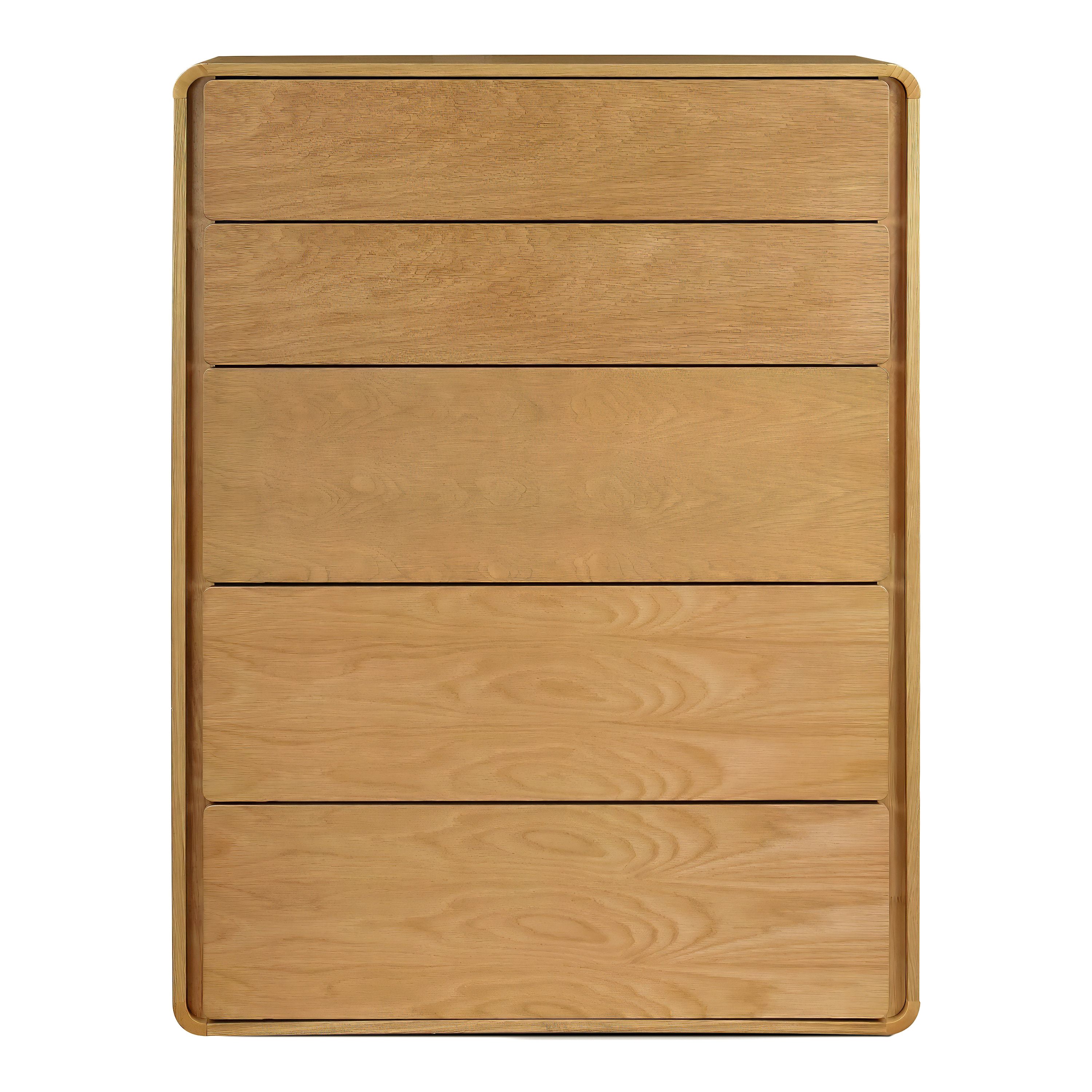 Dustin - Modern Natural Oak Chest