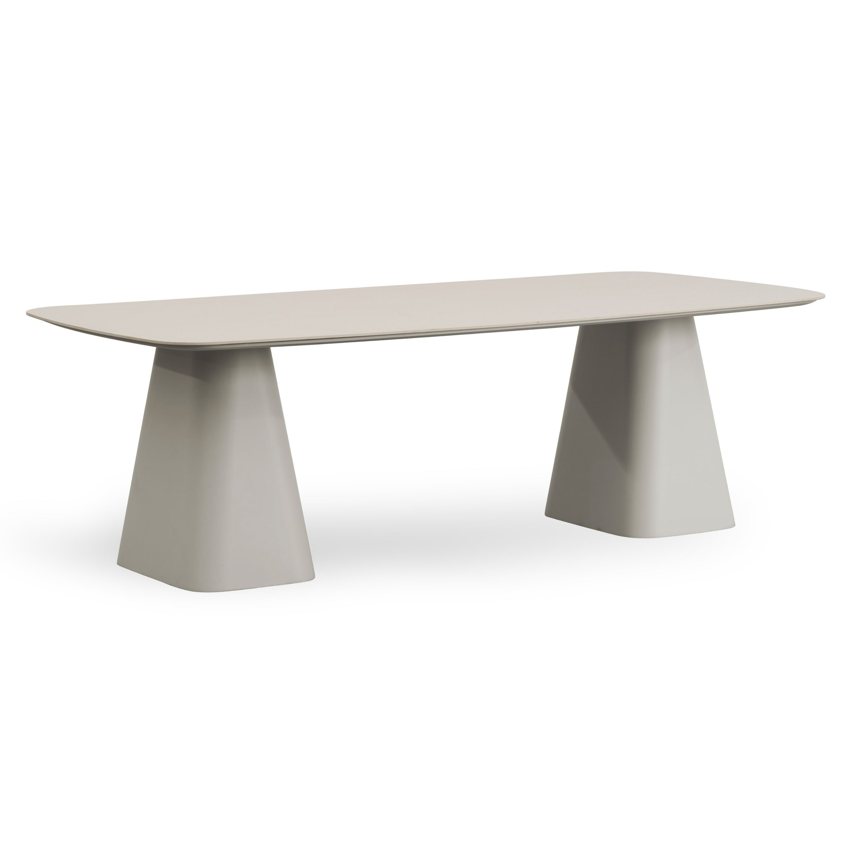 Nouveau Anchor - Outdoor Grey Olefin + Stone 7-Piece Dining Set
