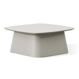 Nouveau Anchor - Outdoor Grey Stone + Aluminum Coffee Table
