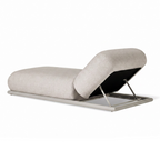 Nouveau Anchor - Outdoor Grey Olefin Fabric Chaise