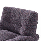 Nouveau Crowley - Modern Grey Multi - Color Fabric Accent Chair