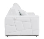998 Divanitalia Cream Right Arm Facing Sectional Sofa in Top-grain Italian Leather - White - SKU 998-Sectional-RAF-CHAISE-WHITE - view 6