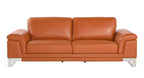 411 Divanitalia 2-Piece Sofa Set in Top-grain Italian Leather - Camel - SKU 411- CAMEL 2PC (S/L) - GROUP - view 3