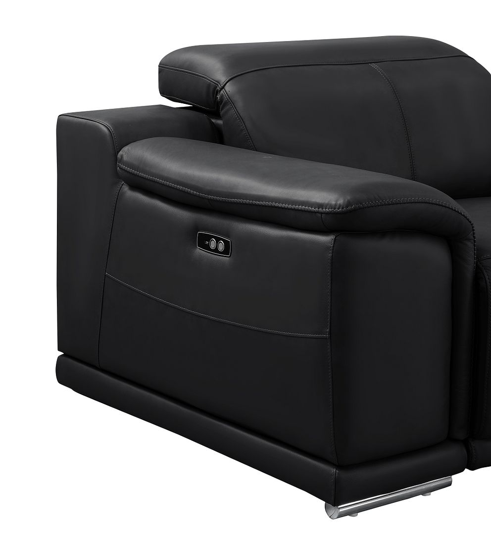 2679 Power Reclining Chair with Power Headrest in Genuine Leather