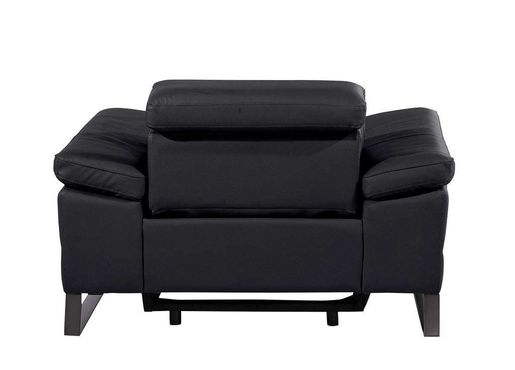 1246 Divanitalia Power Reclining Arm Chairwith Power Headrests - Top Grain Italian Leather