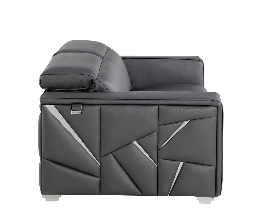 1120 Divanitalia Sofa with Adjustable Headrest in Top-grain Italian Leather
