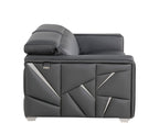 1120 Divanitalia Sofa with Adjustable Headrest in Top-grain Italian Leather
