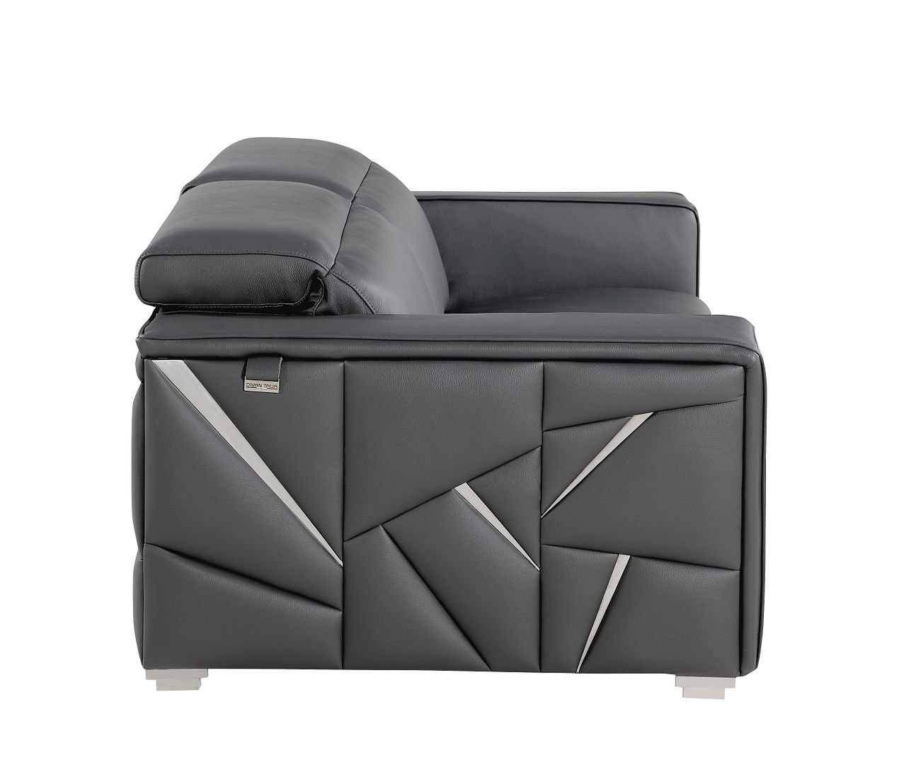1120 Divanitalia Sofa with Adjustable Headrest in Top-grain Italian Leather