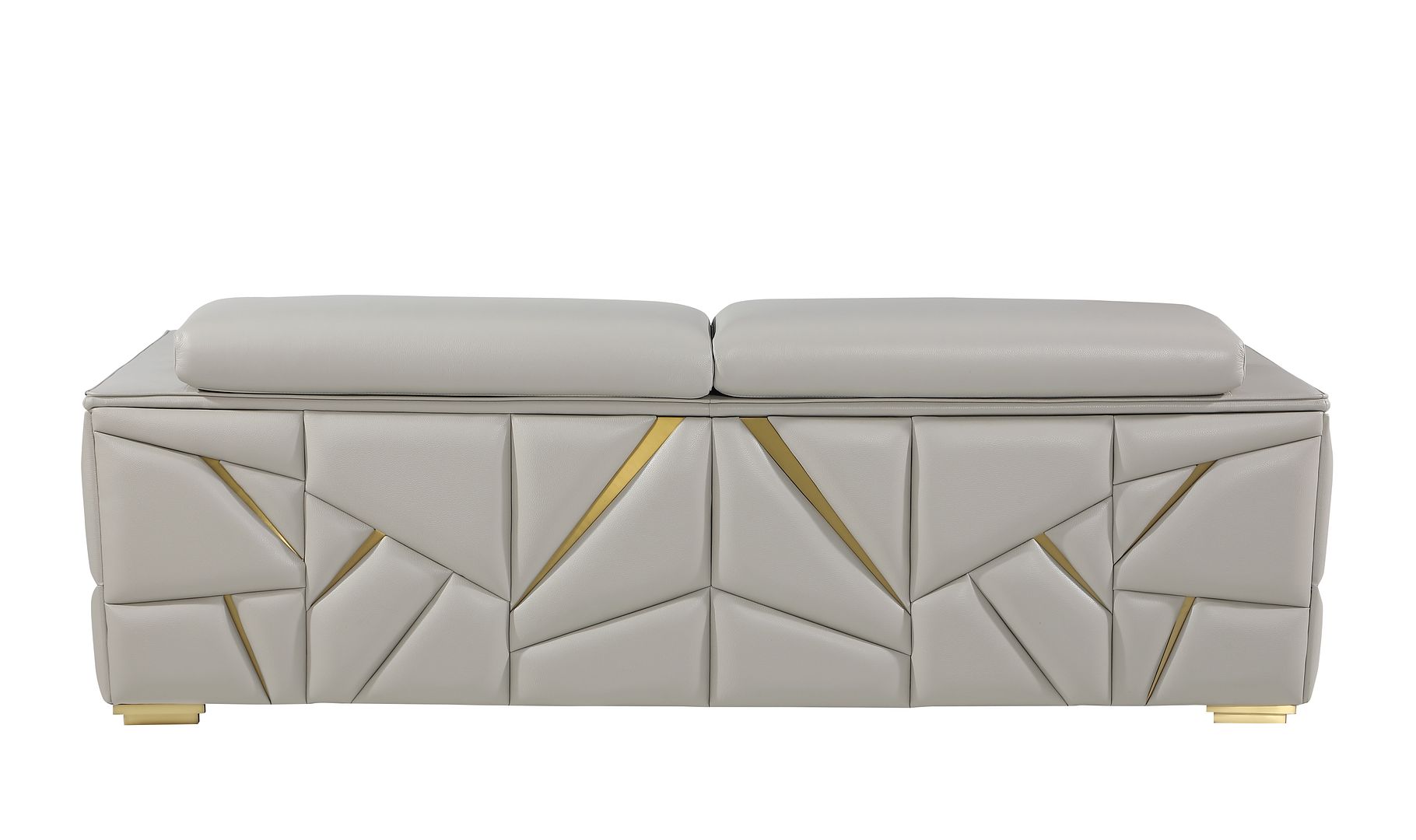 1120 Divanitalia Sofa with Adjustable Headrest in Top-grain Italian Leather