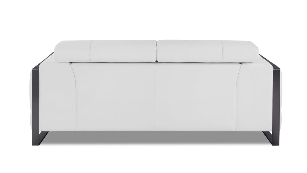 903 Divanitalia Loveseat with Adjustable Headrest in Top-grain Italian Leather