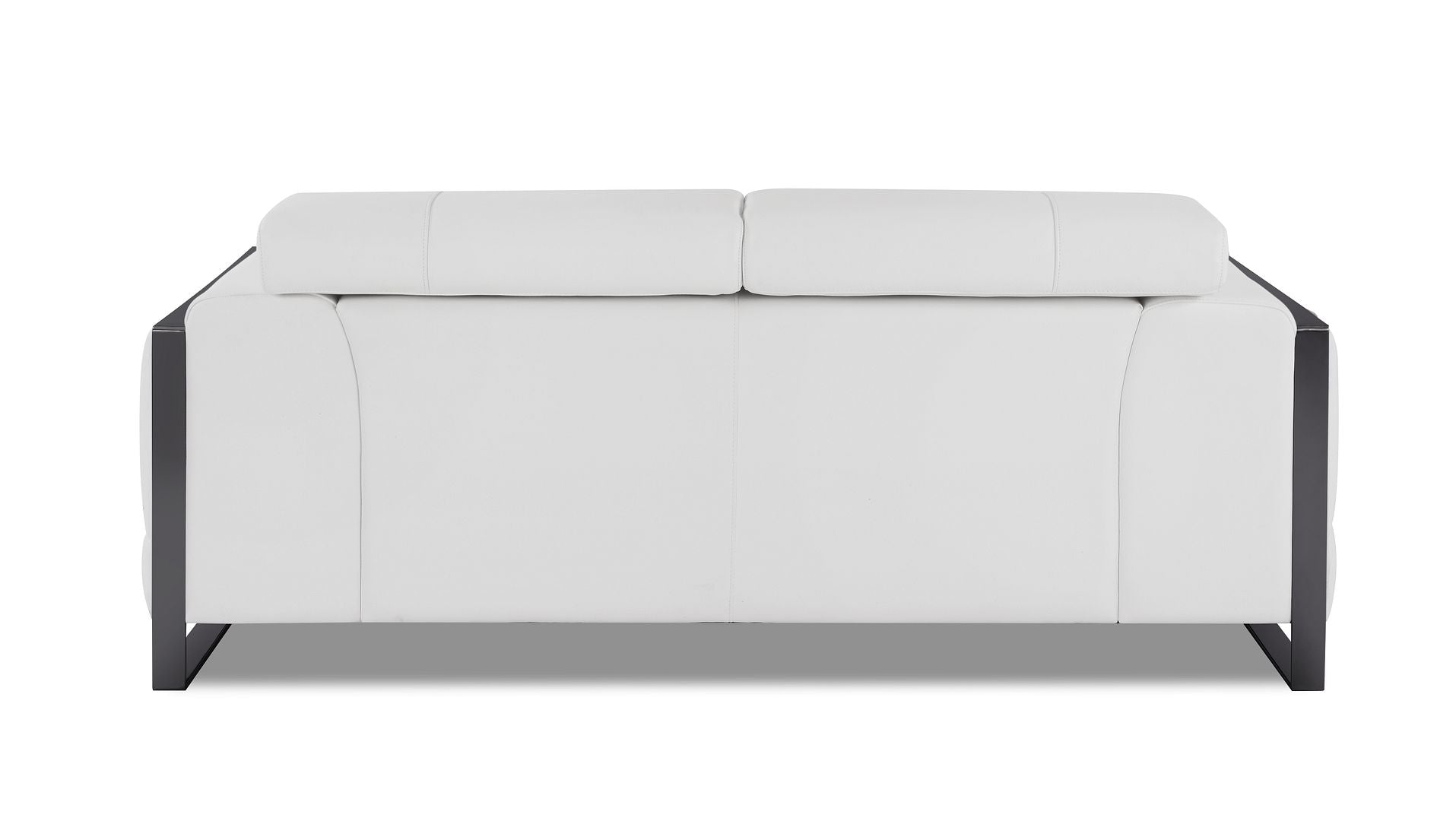 903 Divanitalia Loveseat with Adjustable Headrest in Top-grain Italian Leather