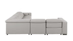 1208 Leather Reclining Set - Sofa & Loveseat with 4 Power Recliners