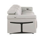 1126 Divanitalia 3-Piece Modular Power Reclining Sofa in Top Grain Italian Leather with 3 Power Recliners & Power Headrests