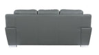 4572 Modern Genuine Leather Sofa - Dark Grey - SKU 4572-S-GRAY - view 4