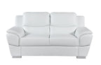 4572 Modern Genuine Leather 2-Piece Sofa Set - White - SKU 4572 WHITE 2PC (S/L) - GROUP - view 5