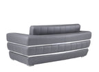 904 Divanitalia 2-Piece Sofa Set in Top-grain Italian Leather - Dark Grey - SKU 904- DARK GRAY 2PC (S/L) - GROUP - view 9