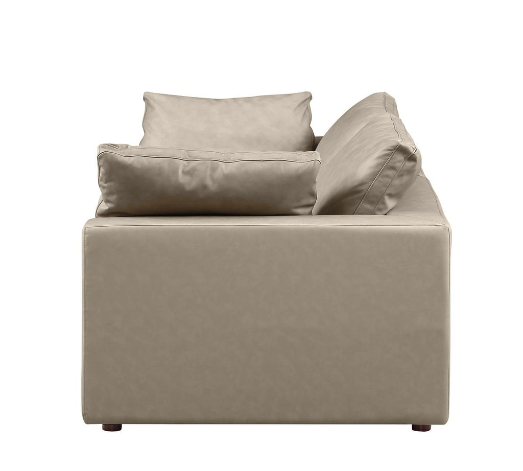 1100 Divanitalia Modular Loveseat - Top-grain Italian Leather